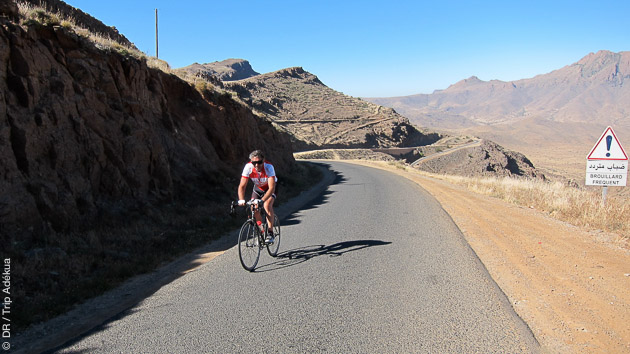 stage de vélo de rote au Maroc