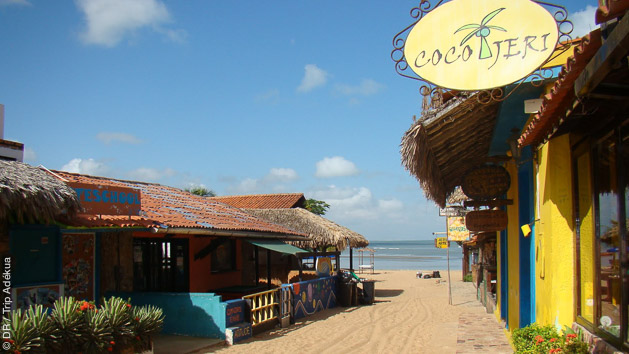le village de Jericoacoara paradis du kite au Brésil