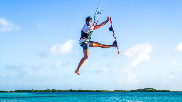 Séjour kitesurf aux îles sous le vent à Los Roques dans les Caraïbes