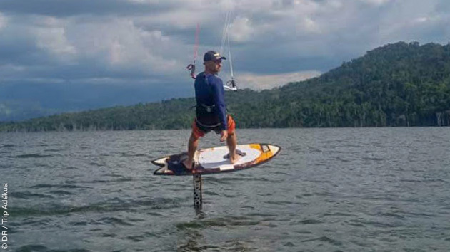 stage de kite foil en Colombie sur les lacs intérieurs