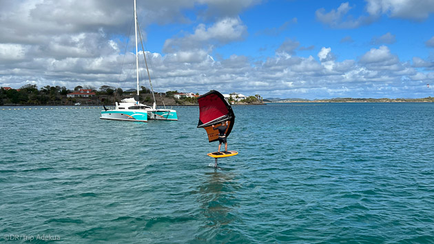 Croisière wingfoil en Martinique aux Antilles