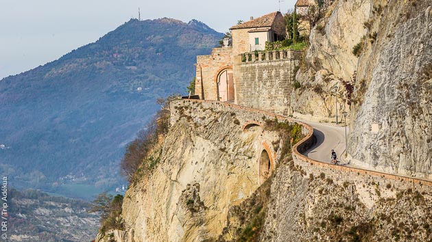 Sur les routes de Romagne, vous découvrez les circuits vélo de Pantani avec hébergement en hôtel 3 étoiles
