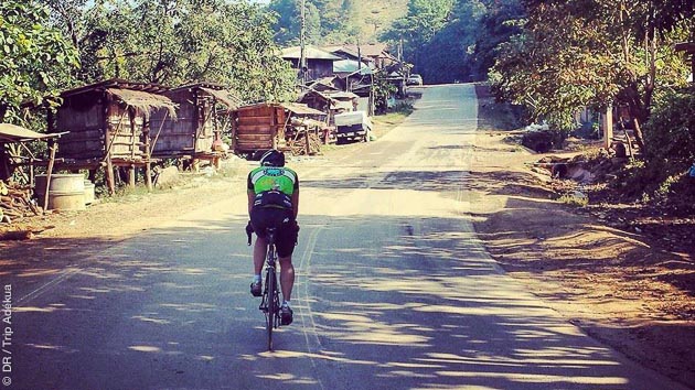 Tous types de routes et de difficultés pour ce stage vélo en Thaïlande