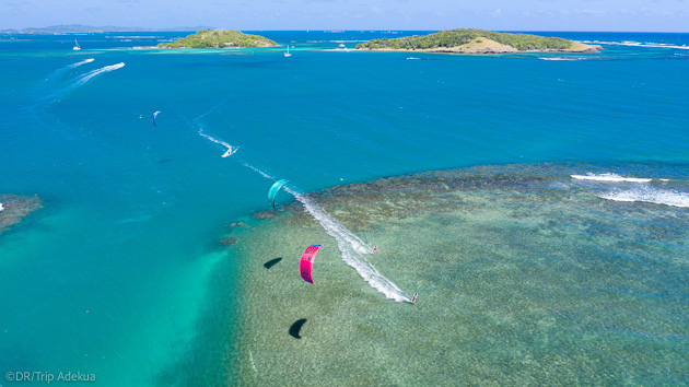 Des vacances kite de rêve en bateau en Martinique