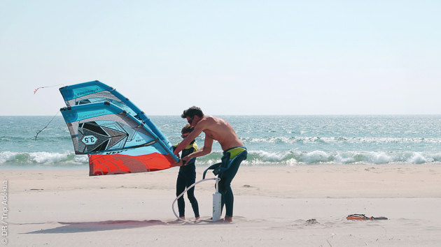 Vacances kitesurf en famille, à Viana do Castelo