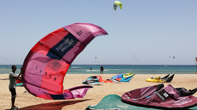 Un séjour avec vol, cours de kitesurf et hôtel 4 étoiles tout confort en Egypte