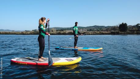 découverte du stand up paddle au Portugal