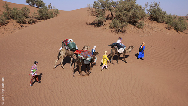 Séjour trekking dans le Sud Maroc, dans les dunes de l'Erg Chegaga