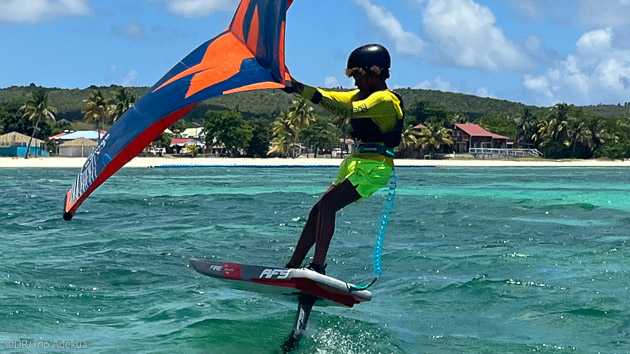 Vacances wingfoil de rêve à Marie-Galante dans les Antilles