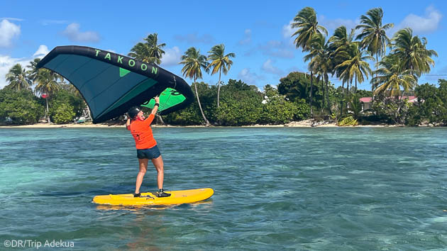 Progressez en wingfoil à Marie-Galante