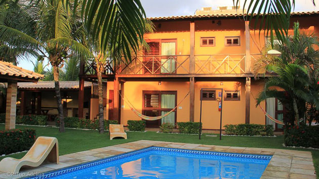 votre hôtel pousada avec piscine pour un séjour wing foil de rêve au Brésil